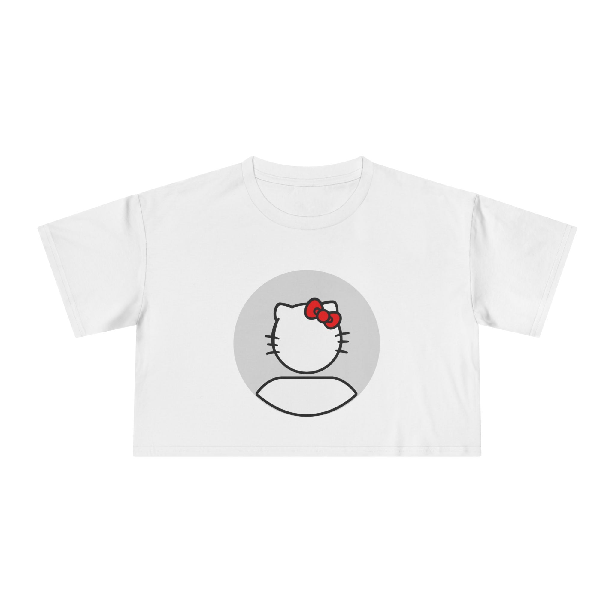 HELLO PFP CROP TEE
